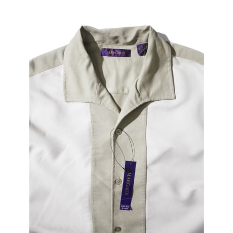 【Dead Stock】 Margaux Open Collar Silk Shirt