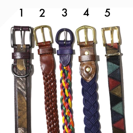 Belts Real Tree & Woven & Suede