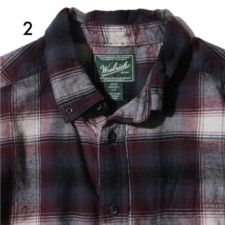 Ombre Plaid Flannel Shirts