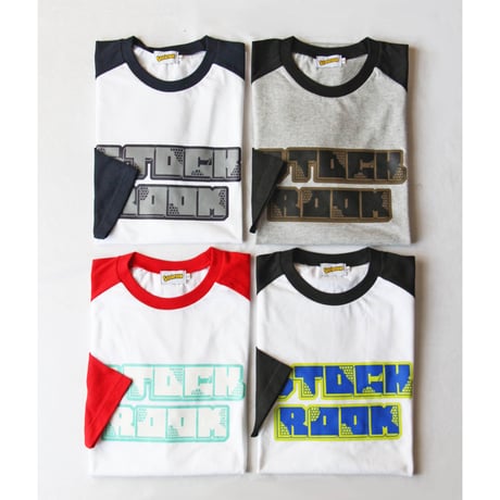 Stockroom Original "Block Logo 3/4 Raglan Sleeve Tee"