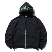 Stockroom OG Wear "PP¥ Font Green Embroidered Zip Hoodie"