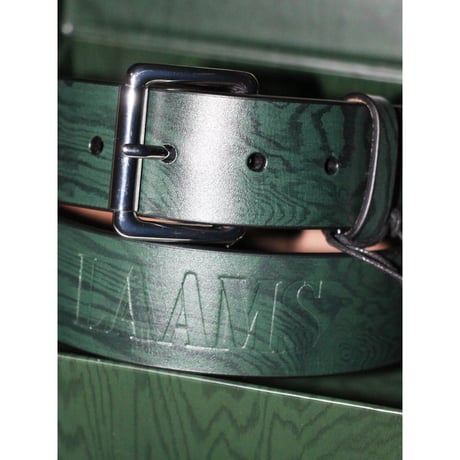 LAAMS Woodgrain Leather Belt