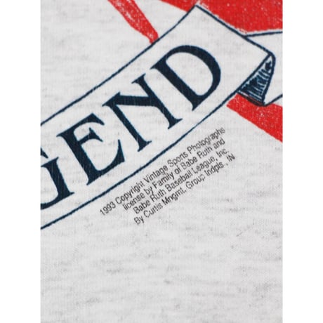 【Dead Stock】90's Babe Ruth Limited S/SL Tee