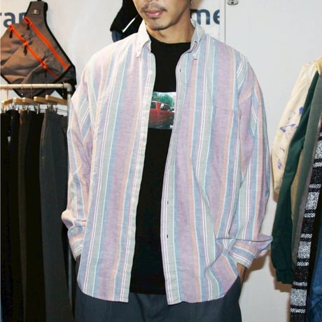 Bon Homme Striped Oxford Shirt