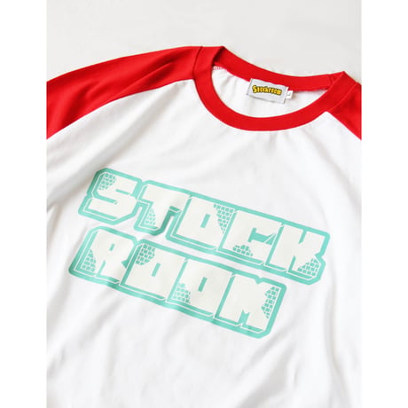 Stockroom Original "Block Logo 3/4 Raglan Sleeve Tee"