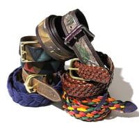 Belts Real Tree & Woven & Suede