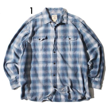 Ombre Plaid Shirts <Red Head / St. John's Bay / Metropolitan>