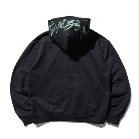 Stockroom OG Wear "PP¥ Font Green Embroidered Zip Hoodie"