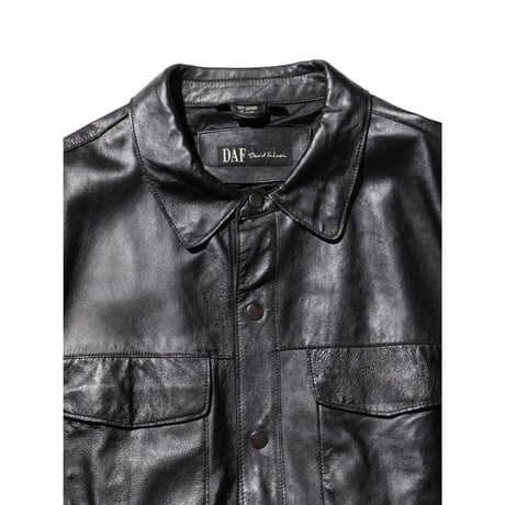 Leather & Suede Shirt Jacket