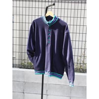Lands' End Snap Mock Sweat <Made in USA>