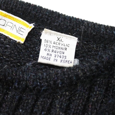 Adam Sloane Mohair Henry Neck Sweater