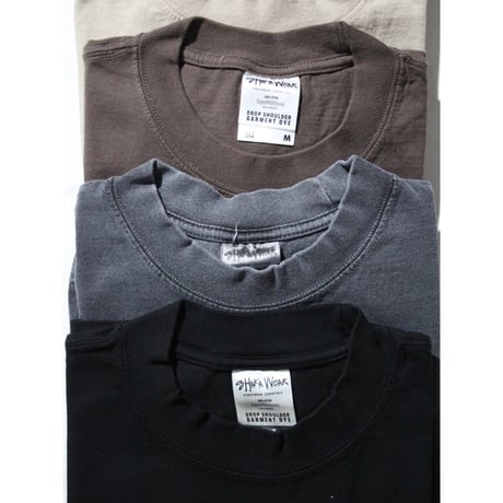 Shaka Wear 7.5oz Max Heavy Weight Garment Dye Drop Shoulder S/SL Tee