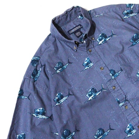 Fishing Over Print S/SL Shirt