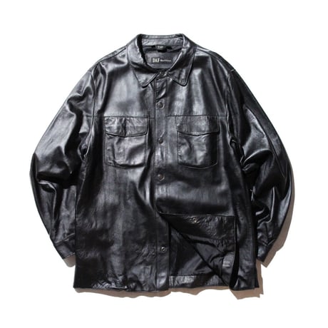 Leather & Suede Shirt Jacket