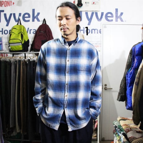 Ombre Plaid Flannel Shirts