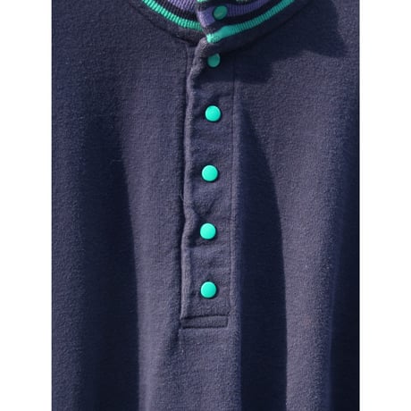 Lands' End Snap Mock Sweat <Made in USA>