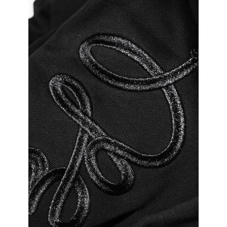 Stockroom OG Wear "PP¥ Font Black Embroidered Zip Hoodie"