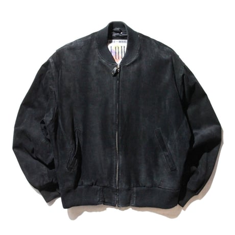 I.O.U Suede Bomber Jacket