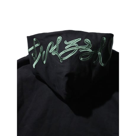 Stockroom OG Wear "PP¥ Font Green Embroidered Zip Hoodie"