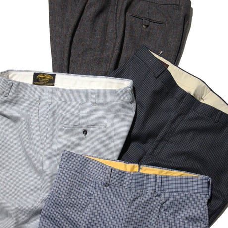 Plaid Wool Slacks
