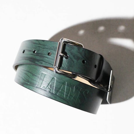 LAAMS Woodgrain Leather Belt