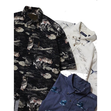 Fishing Over Print S/SL Shirt
