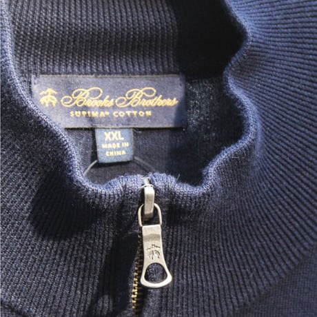 Brooks Brothers Supima Cotton 1/4 Zip Knit Sweater