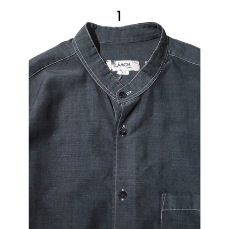 Band Collar L/SL Shirts