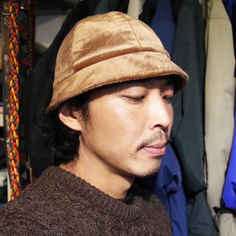 Wool Felt & Velvet Bell Hat