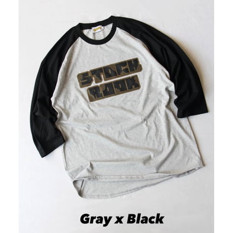 Stockroom Original "Block Logo 3/4 Raglan Sleeve Tee"