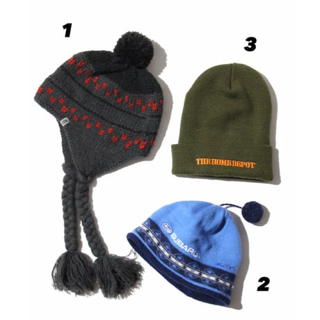 Beanies (The North Face / SUBARU / The Home Depot)