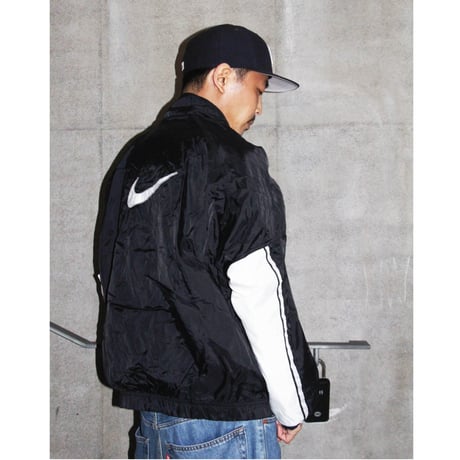 90's Nike Big Swoosh Nylon Jacket