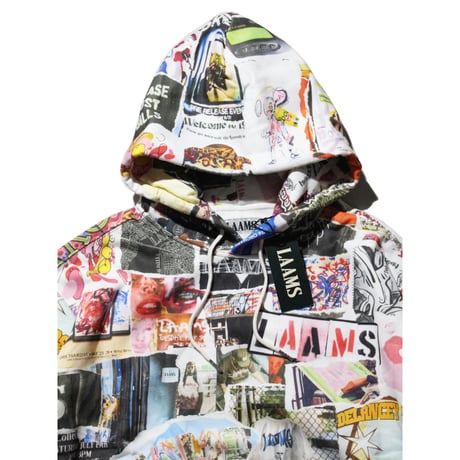 LAAMS Posted Bills All Over Hoodie