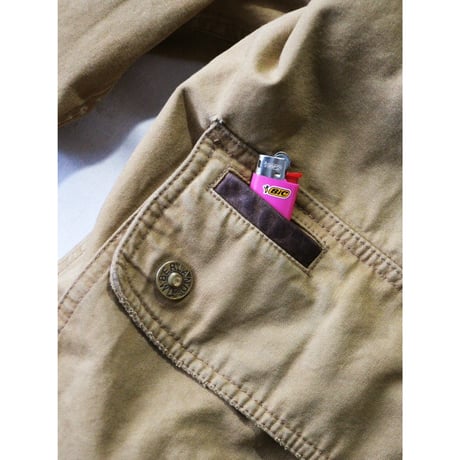 Timberland Leather Collar Chore Coat