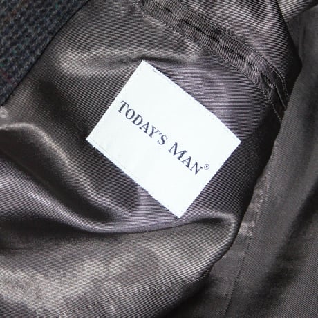 Today's Man Plaid Suit Jacket