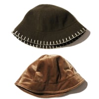 Wool Felt & Velvet Bell Hat