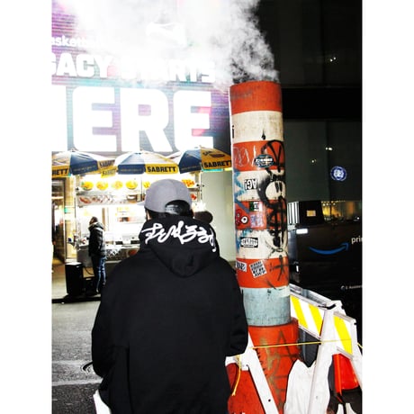 Stockroom OG Wear "PP¥ Font White Embroidered Zip Hoodie"