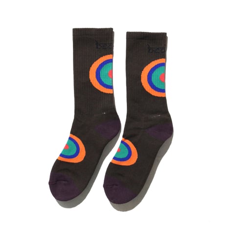 Bedlam Circle Socks Brown