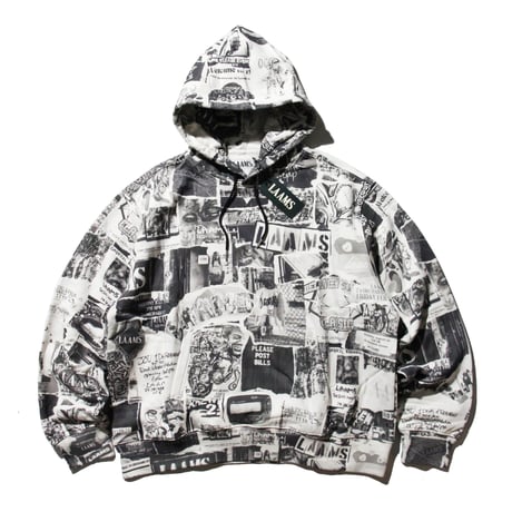 LAAMS Posted Bills All Over Hoodie