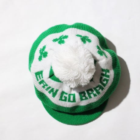 Pompom Tam Beanie With Visor