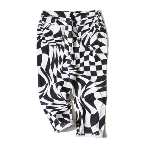 Jaded Man x Curly Fry Checker Flag Denim Pant
