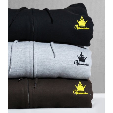 Old Foundation Crown Heavy Weight Full Zip Hoodie