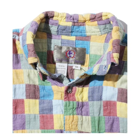 Multi Color Patchwork L/SL Shirt
