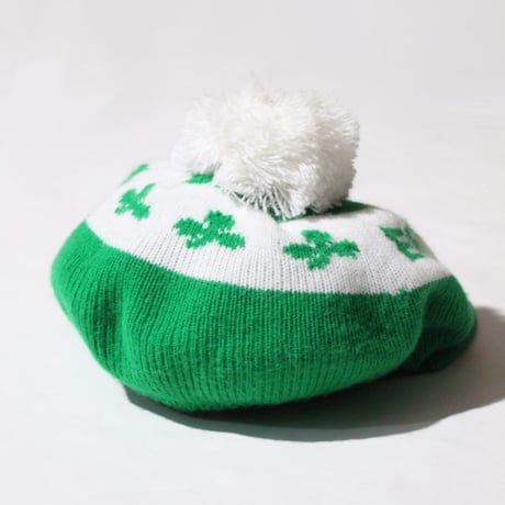 Pompom Tam Beanie With Visor