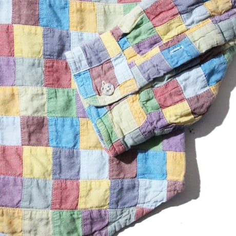 Multi Color Patchwork L/SL Shirt