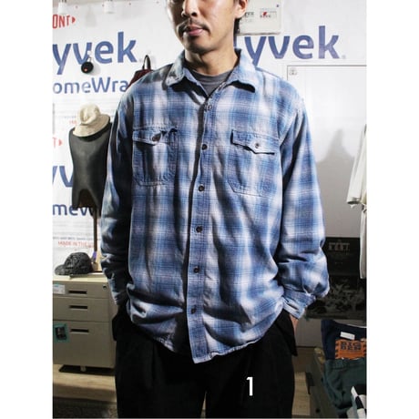 Ombre Plaid Shirts <Red Head / St. John's Bay / Metropolitan>