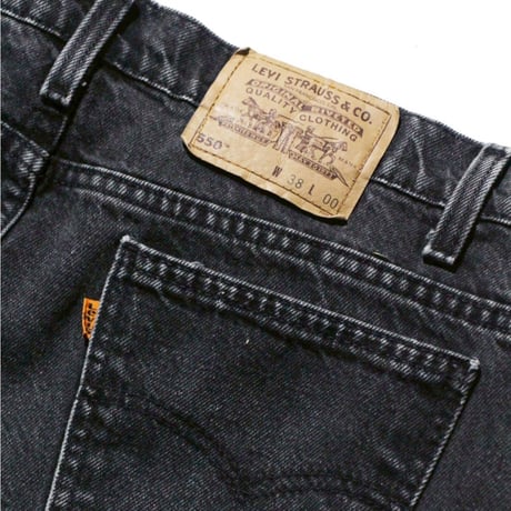 Levi's 550 Black Denim Short