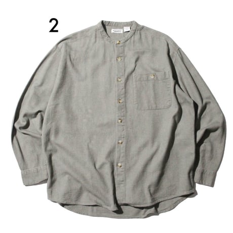 Band Collar L/SL Shirts