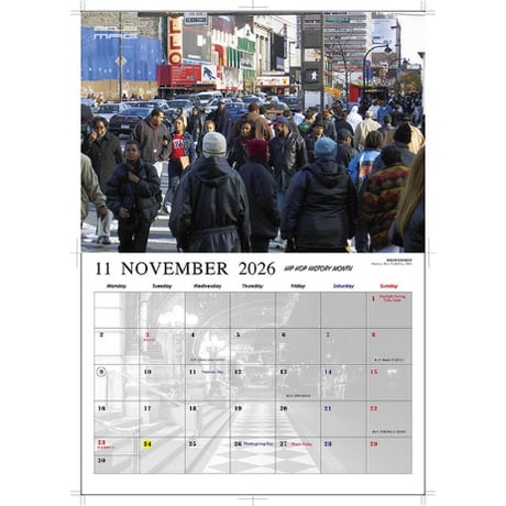 212.MAG 2026 Calendar【RISING SIGNS ON THE STREET】