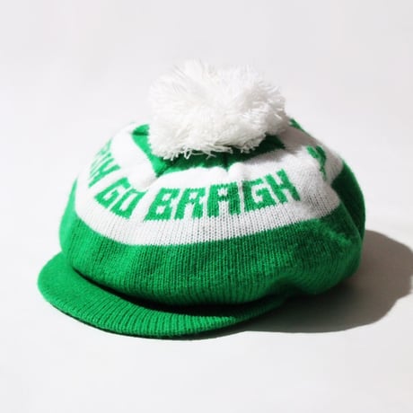 Pompom Tam Beanie With Visor